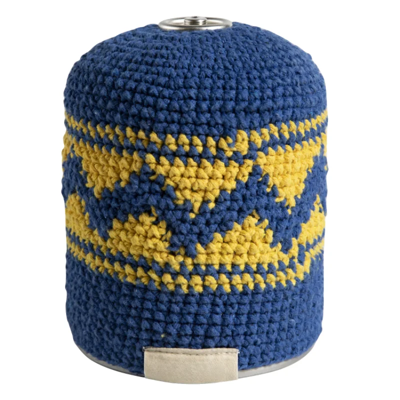 Outdoor camping knitted gas tank cover, retro cotton hand-woven G2 G5 gas tank cover