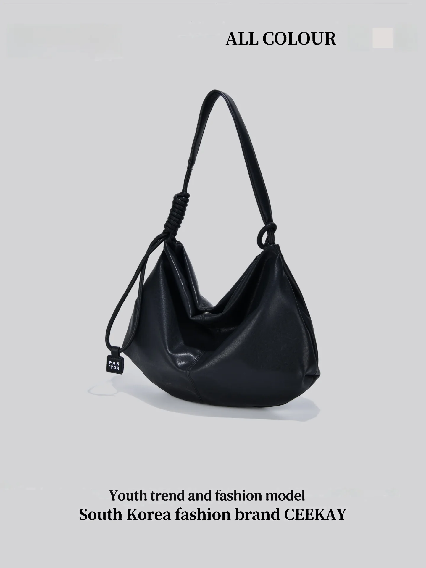 Ceekay Original Minimalist Design Large Capacity Commuter Women's Tote Bag Single Shoulder Bag Square Shape Handbag