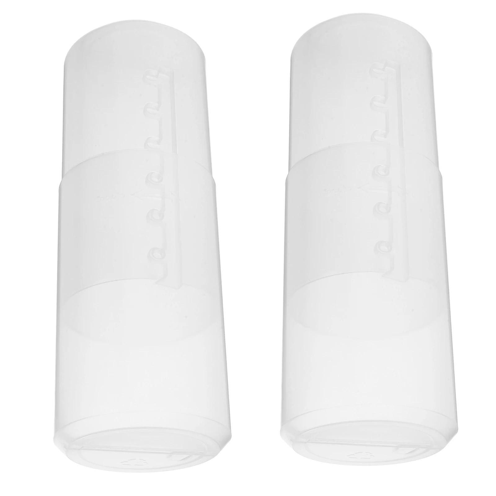 

2 Pcs Material Dust Proof Makeup Brush Holder Desk Organizer Jar Small Size Storage Brush Holder Organizer Box