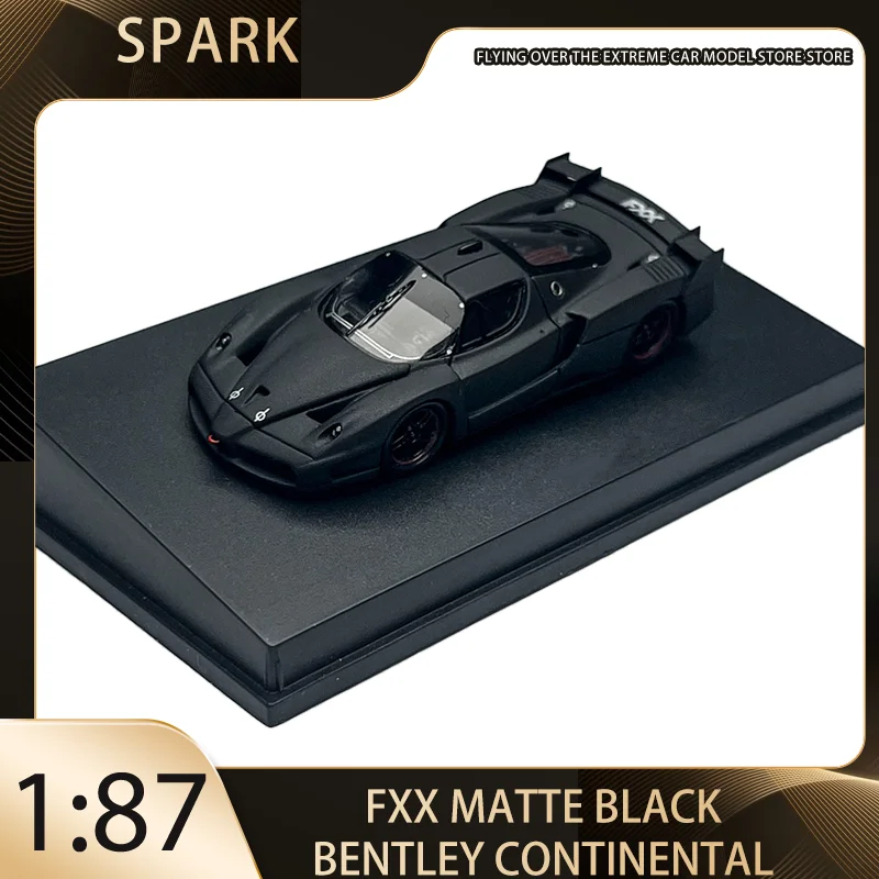 

Spark 1:87 Bentley Continental Flying Supr Ferrari FXX матовый черный полимерный автомобиль модель орнамент подарок Коллекционная витрина