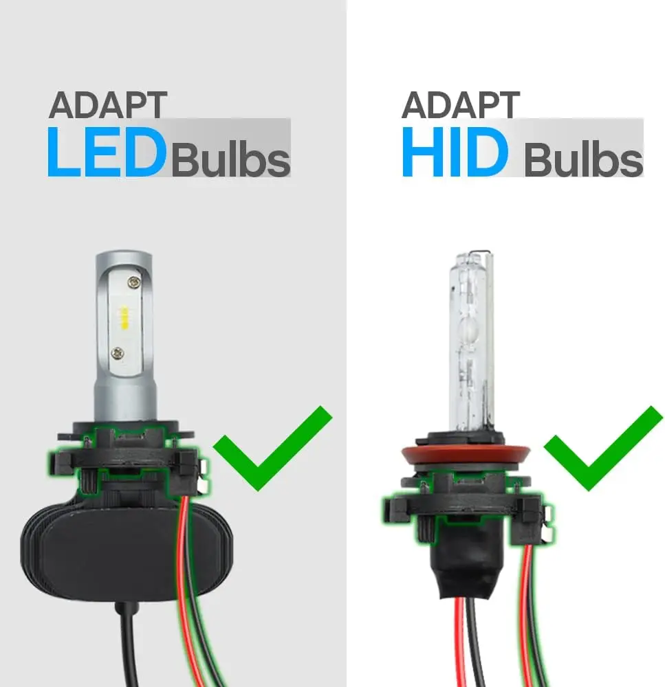 LED LIGHTING H7 LED Adapter Headlight Bulb Holder Retainer Clip fit for VW Golf MK6 MK7 Jetta view 4