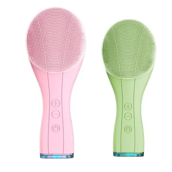 Electric Facial Cleansing Brush Face Scrubber Deep Cleaning Vibration Waterproof Acne…