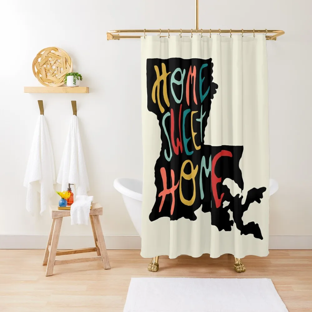 

Louisiana Home Sweet Home Shower Curtain Shower Sets For Bathroom Luxury Bathroom In The Bathroom Curtain