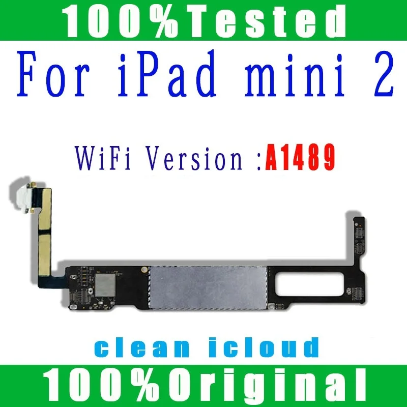 100% Tested Logic Board A1432 A1489/A1599 A1538 Original Free iCloud For iPad MiNi 1 2 3 4 Motherboard