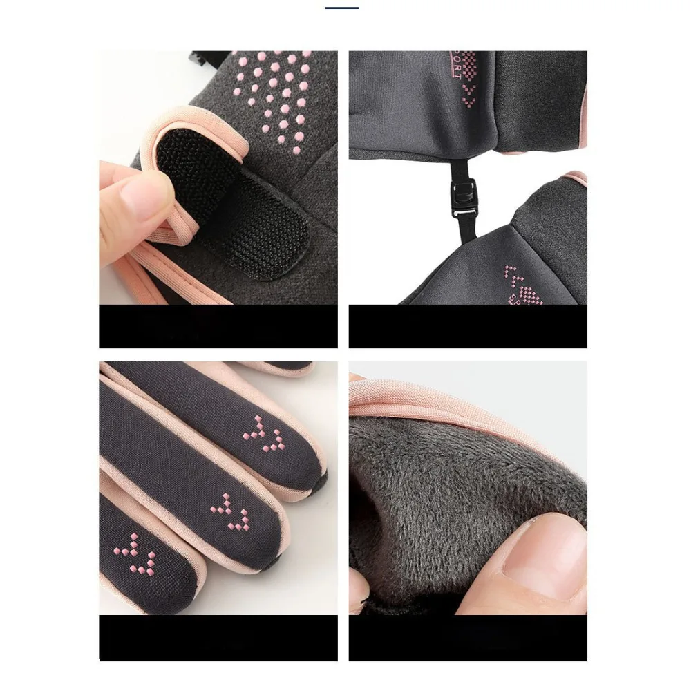 

2024 Touchable Screen Winter Gloves Warm Touch Screen Gloves Windproof Cold Proof Gloves Unisex