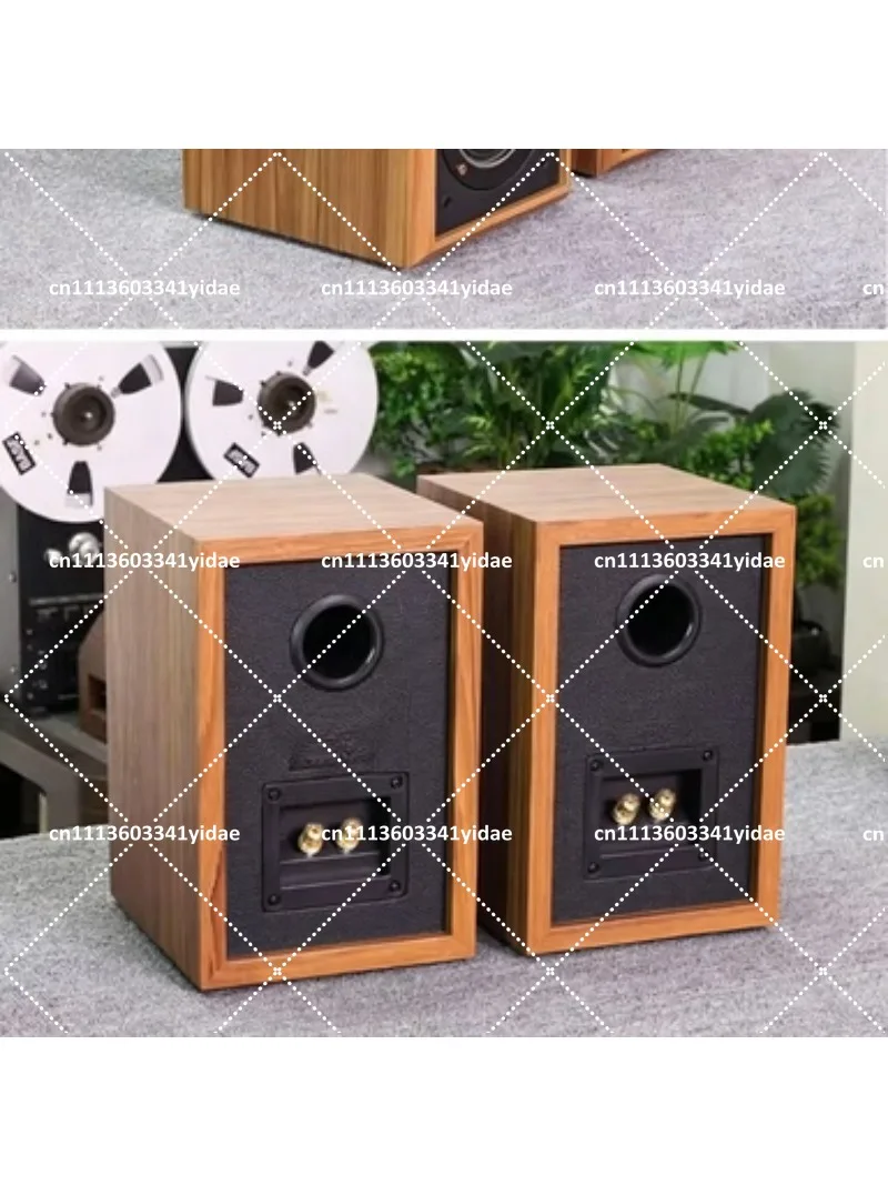 4 Inch HiFi Monitor Speaker 2.0 Bookshelf Loudspeaker for Home Audio Studio Listening