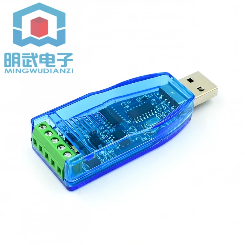 

Industrial-grade USB To Rs485 Communication Module Bidirectional Half-duplex Serial Line Converter TVS Protection CH340 Chip