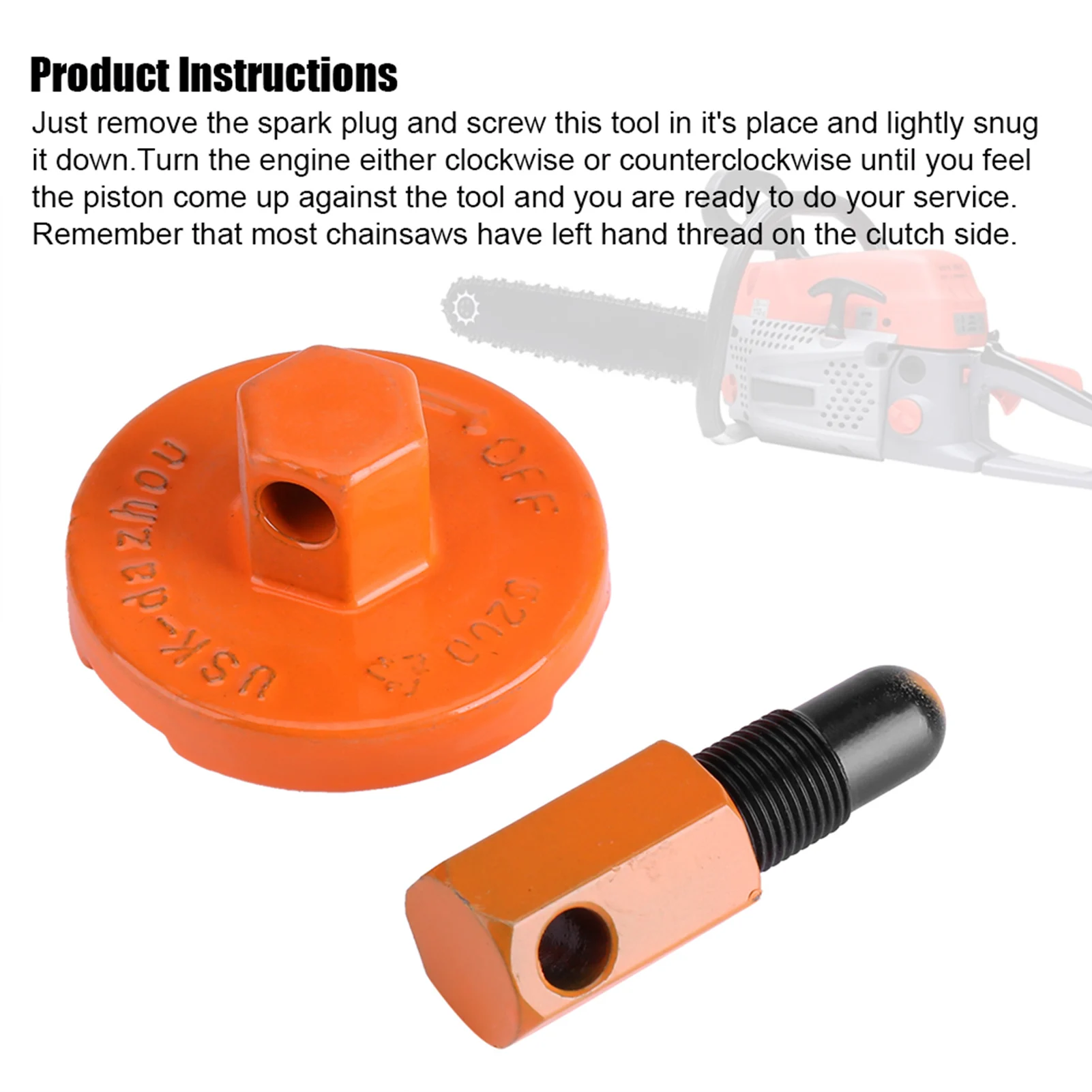 

Clutch Removal, Universal Piston Stop Chainsaw Parts Clutch Flywheel Removal Disassembly Tool