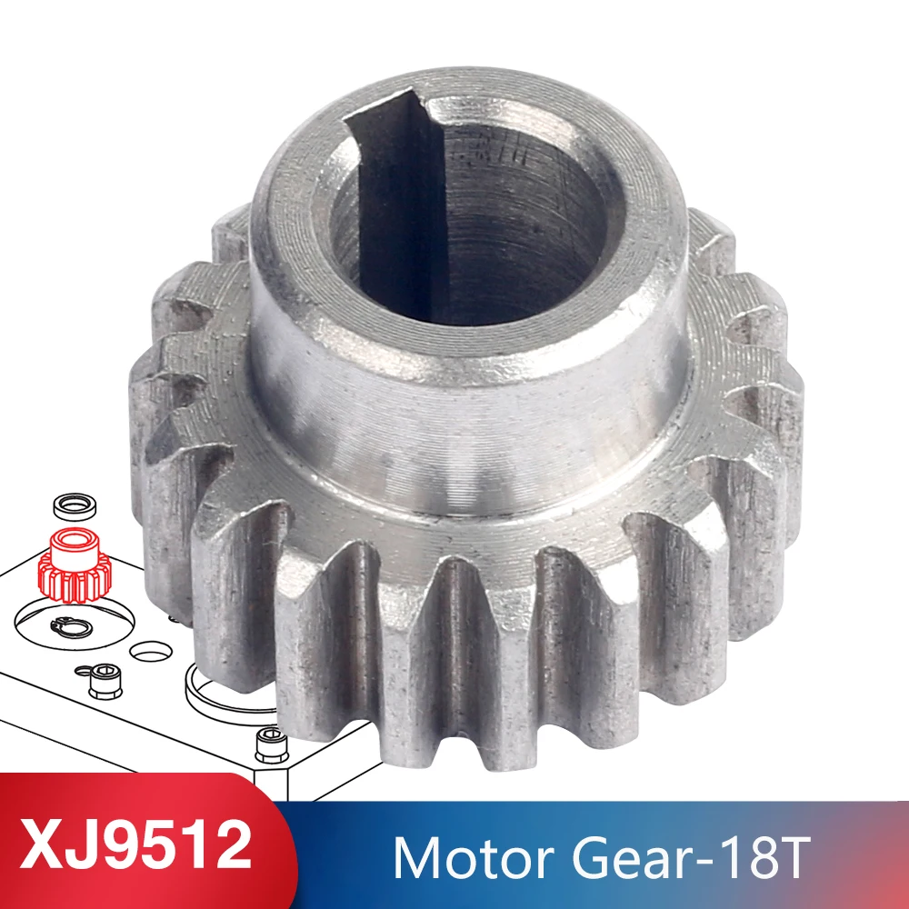 

Motor Gear with Mini Mill Drill, 18T, XJ9512 & XD9512-010