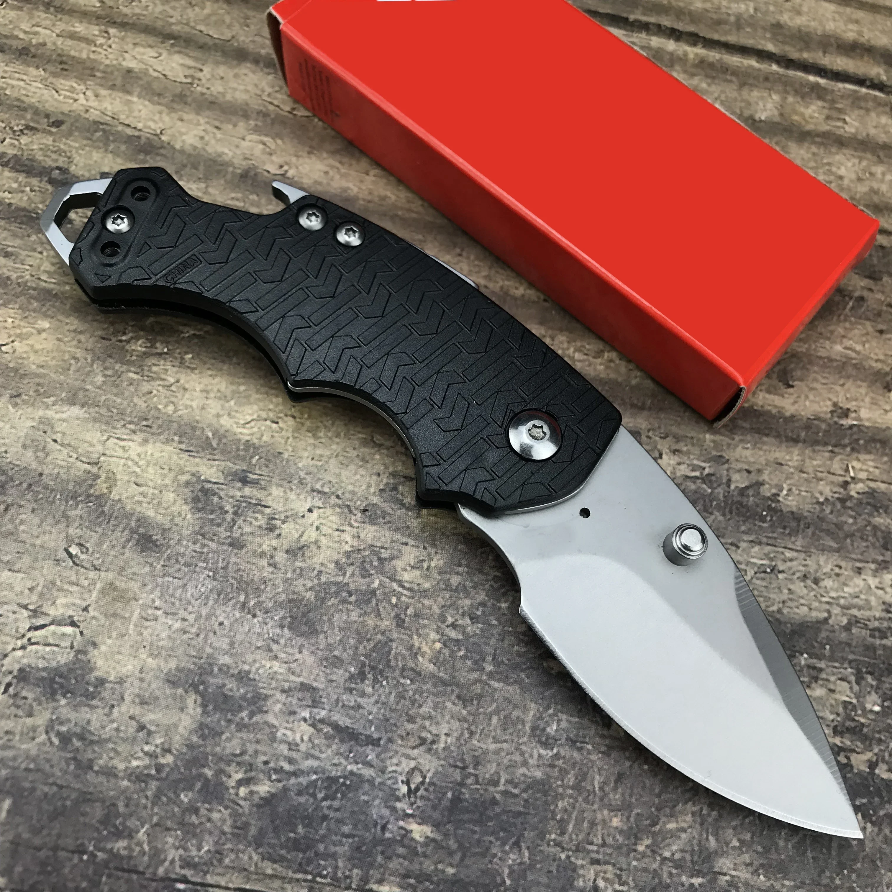 KS 3800 Multicolor Mini Folding Knife 8Cr13Mov Blade Nylon Fiberglass Handle Camping Knife Outdoor Hunting Tactical Tool