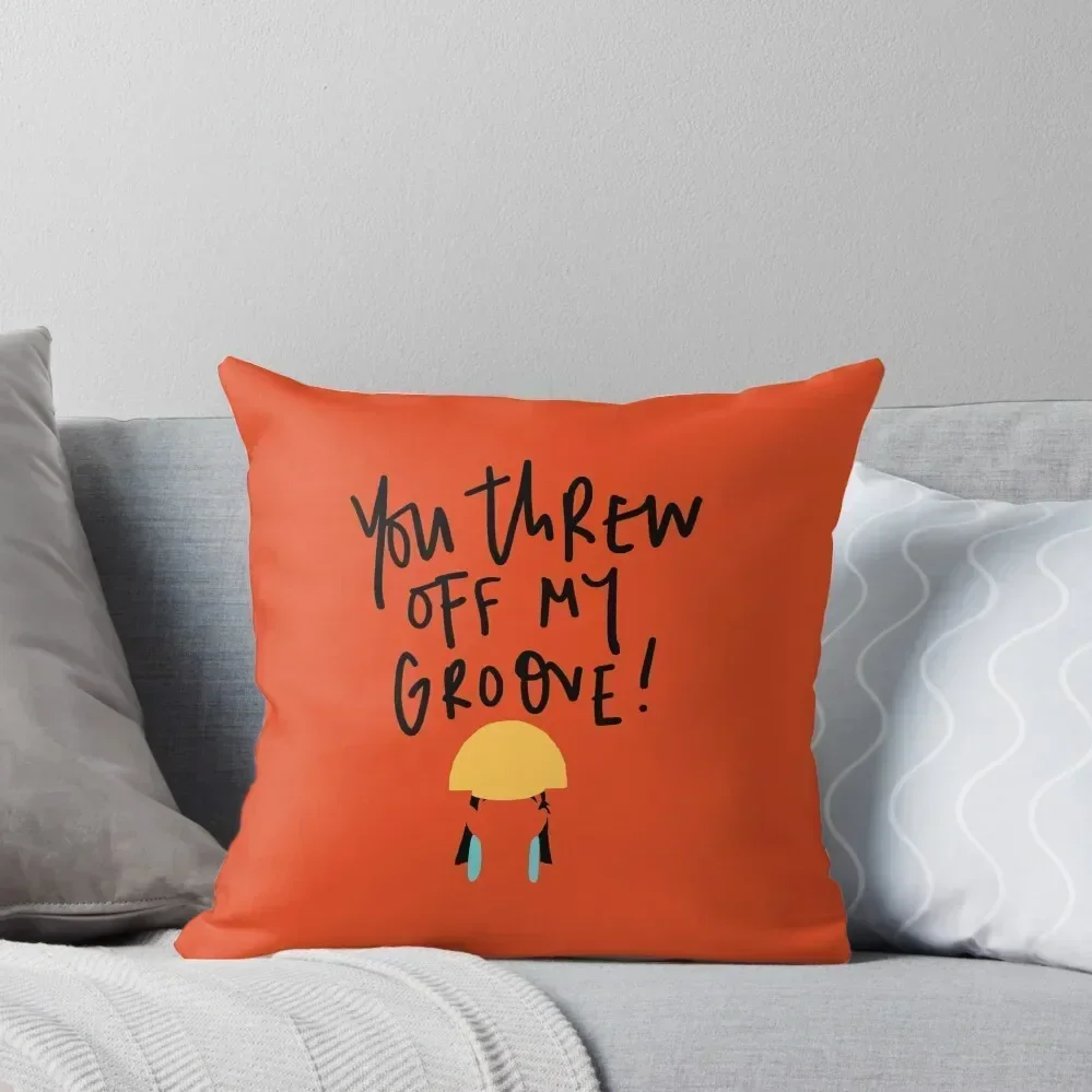 You threw off my groove! RED Throw Pillow Sofa Cushions Pillowcases Bed Cushions pillow