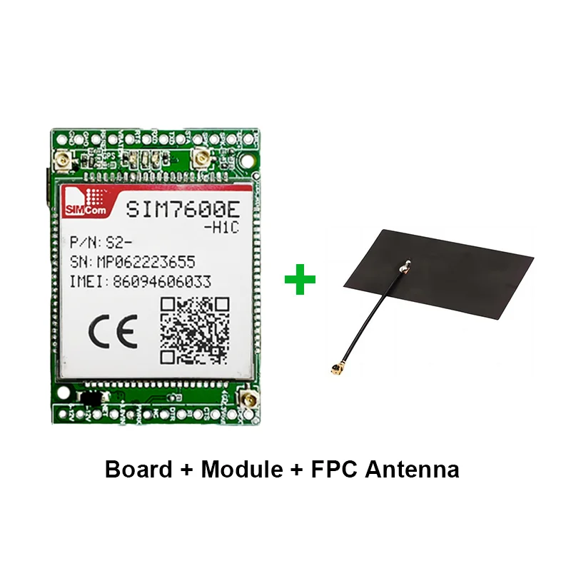 In Stock SIM7600E-H1C Core Board SIMCOM LTE CAT4+Voice+GNSS Module Modem Board with Antenna Europe/Middle East/Africa