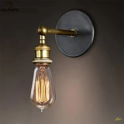 Nordic Retro Sconce Wall Lamps Vintage Loft Lights E27 Industrial Home Deco Indoor Lighting Aisle Loft Fixtures Luminaria