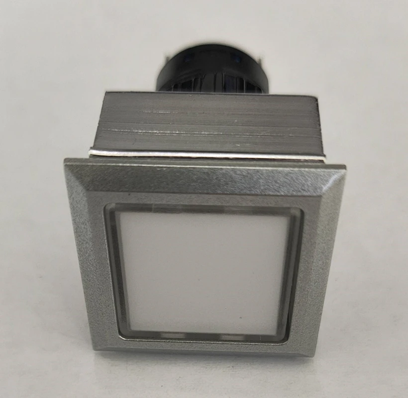 ELEWIND 22mm Plastic 2 PIN terminal Square signal lamp ( PB223WF-D/R/12V  , PB223PF-D/R/12V )
