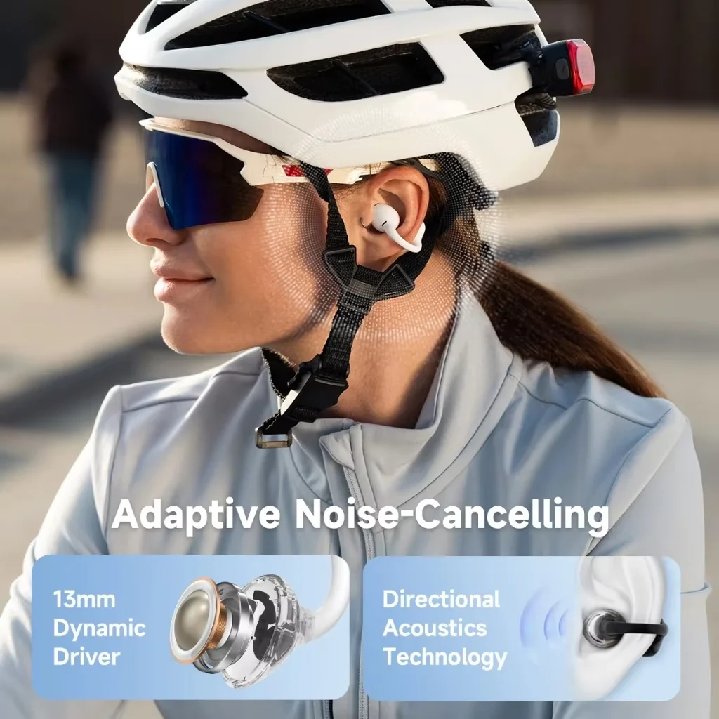 EDIFIIER LolliClip Open سماعة رأس لاسلكية حقيقية مفتوحة لاسلكية متعددة النقاط اتصال هاي فاي LDAC التكيفية ANC سماعة رأس بلوتوث 5.4 IP56