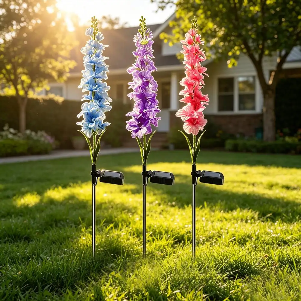 Solar Light LED Lawn Light Outdoor Waterproof Garden Courtyard Park Path Lamp Christmas Decorative Fairy Lighting