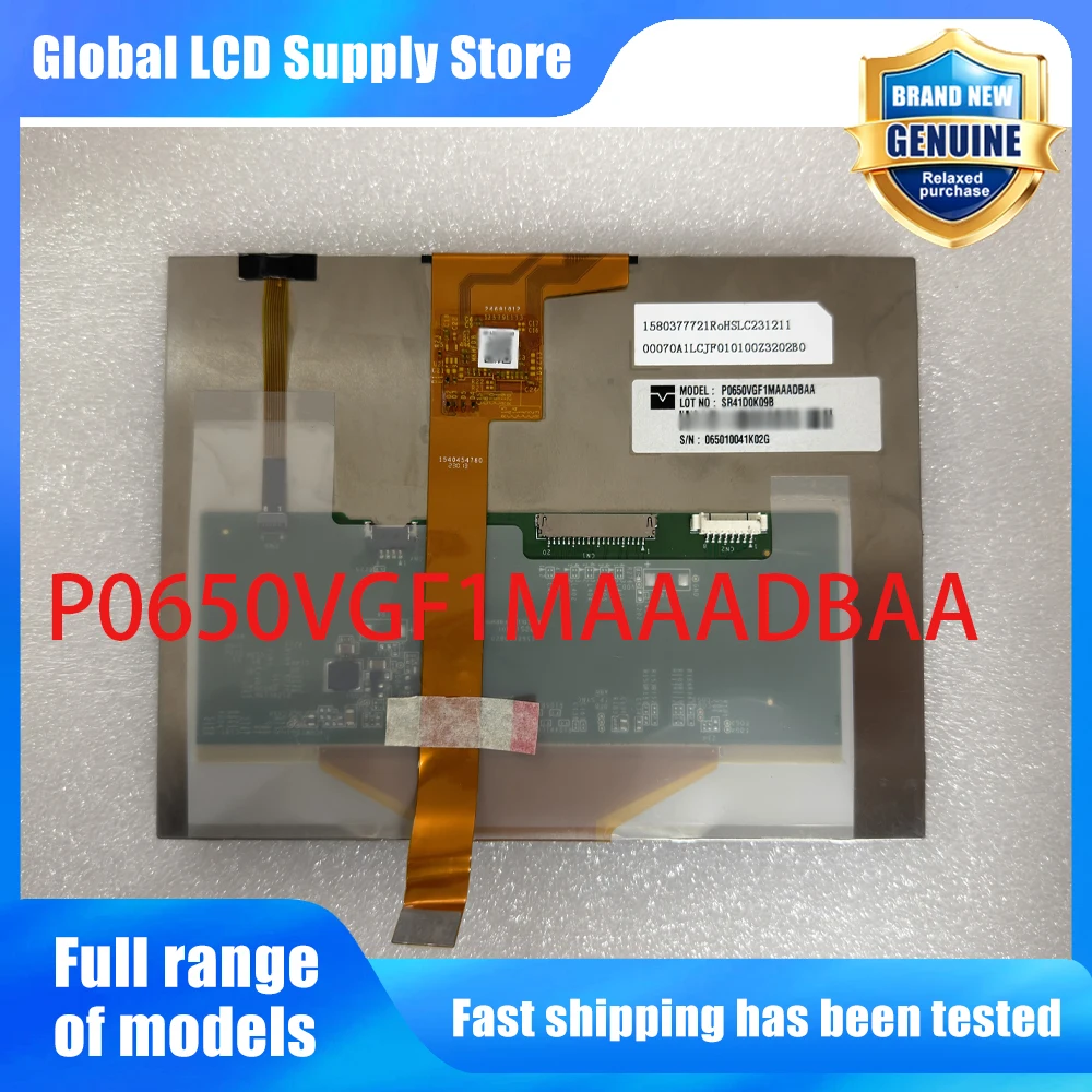 P0650VGF1MAAADBAA New Original A-Grade 6.5 inch 640x480 LCD Display Screen for HMI/PLC/Industrial Control