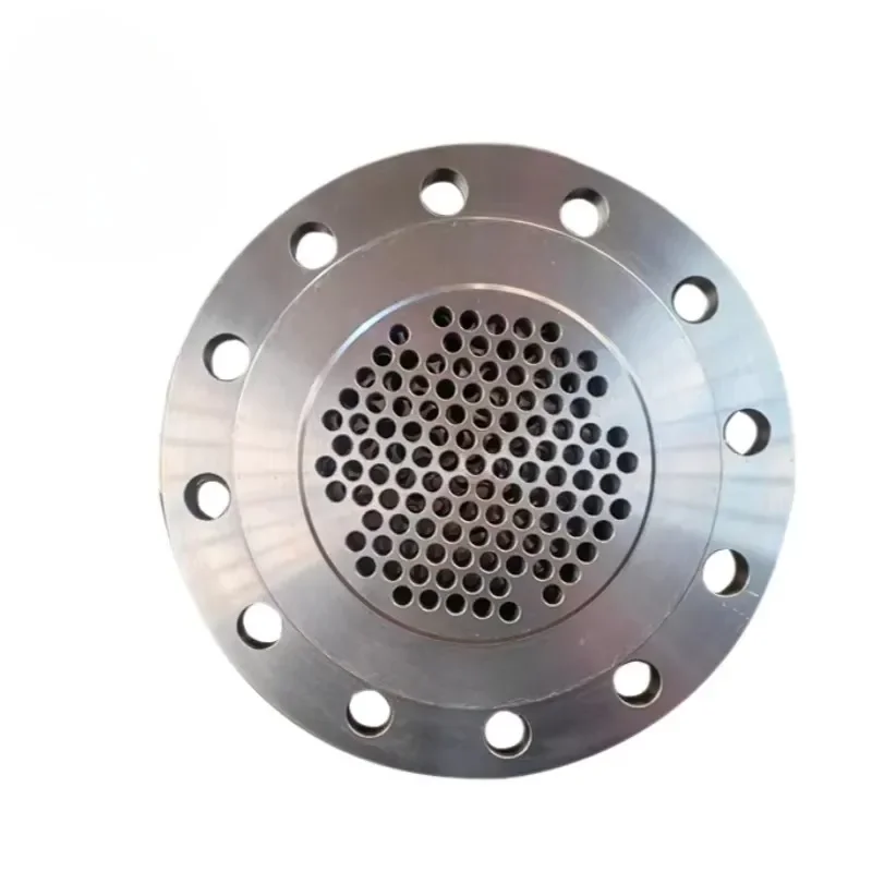 Stainless Steel 304 High Pressure Resistant Transverse Type Customized Size Tube Plate Condenser Accessory Flange