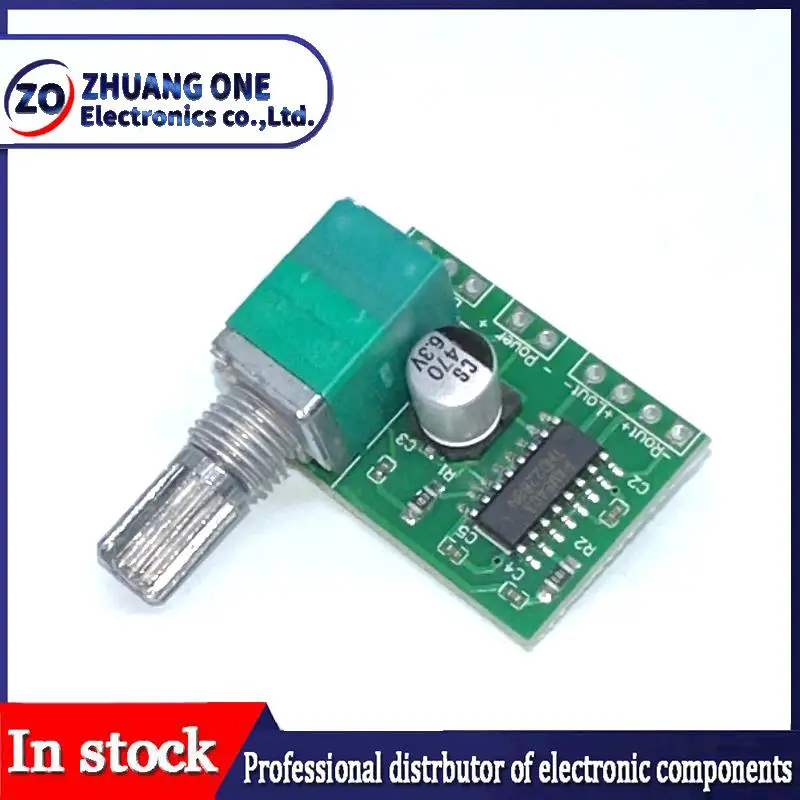 Mini PAM8403 DC 5V 2 Channel USB Digital Audio Amplifier Board Module 2 * 3W Volume Control with Potentionmeter