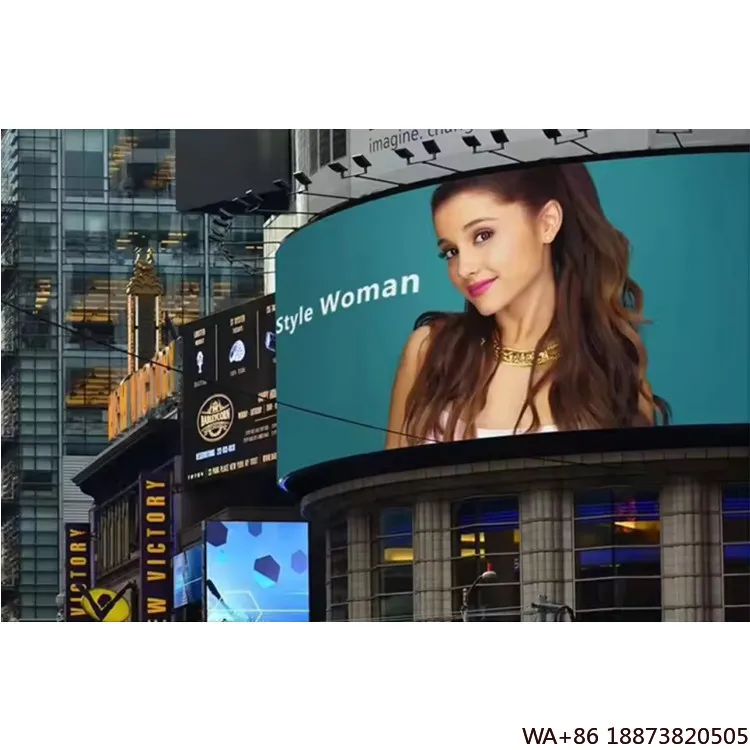 

P6.67 Открытый светодиодный дисплей Цифровая вывеска Фиксированная установка Светодиодный рекламный экран Стена