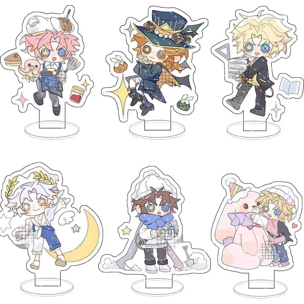 أنيمي الهوية الخامس إيما وودز إيلي كلارك تأثيري الاكريليك حامل الحلي عمل أرقام الكرتون نموذج هدايا عيد الميلاد الفتيات