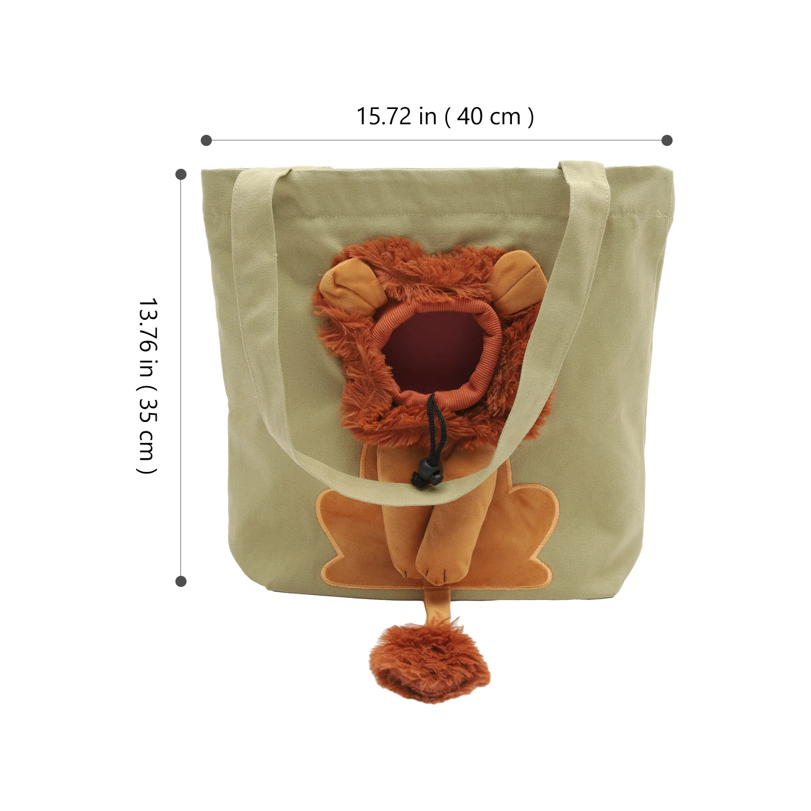 

Portable Cat Carrier Bag Lion Style Canvas Pet Travel Carrier for Kittens Puppies Small Animals Shoulder Carry Bag