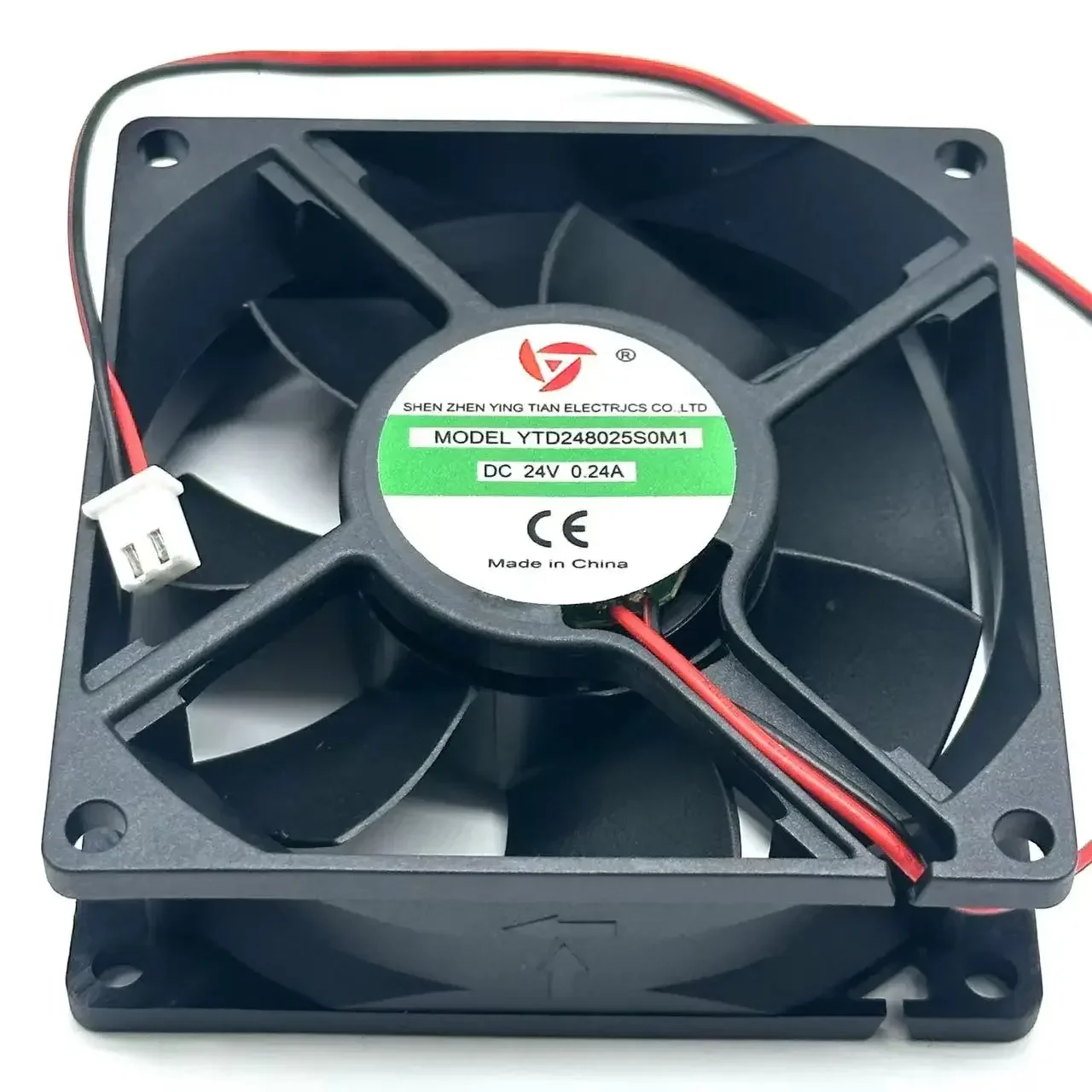 Ltsf ل YTD248025S0M1 تيار مستمر 24 فولت 0.24A 80x80x25 مللي متر 2-سلك خادم مروحة التبريد 8 سنتيمتر