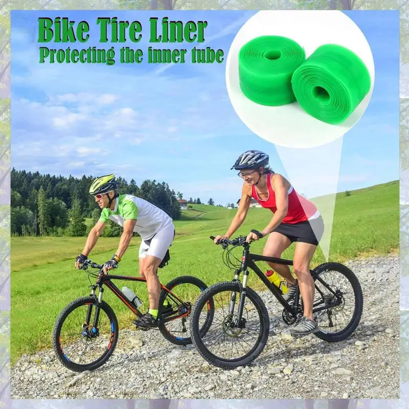 New Arrival 4PC Bike Tire Liner, Bicycle Tire Liner To Prevent Flats, Stop The, Glass, Nails From Penetrating Puncturing The Tub