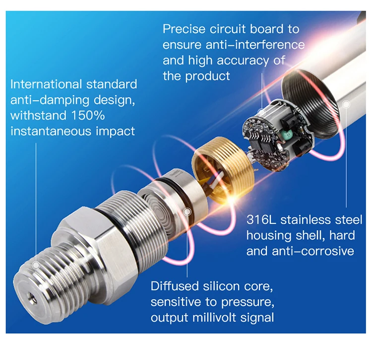 GPT200 Packard 5V Supply Pressure Transmitter for Water tank System