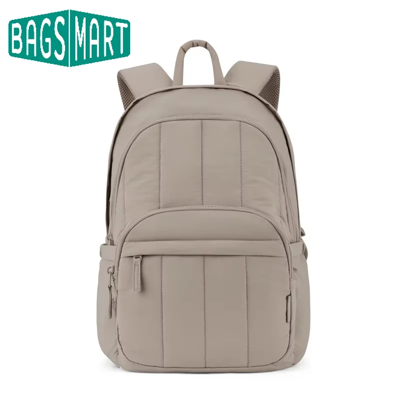 BAGSMAT Quilted Travel Backpack Women's Backpack Water-Resistant Casual College Laptop Book bag Work Back Pack