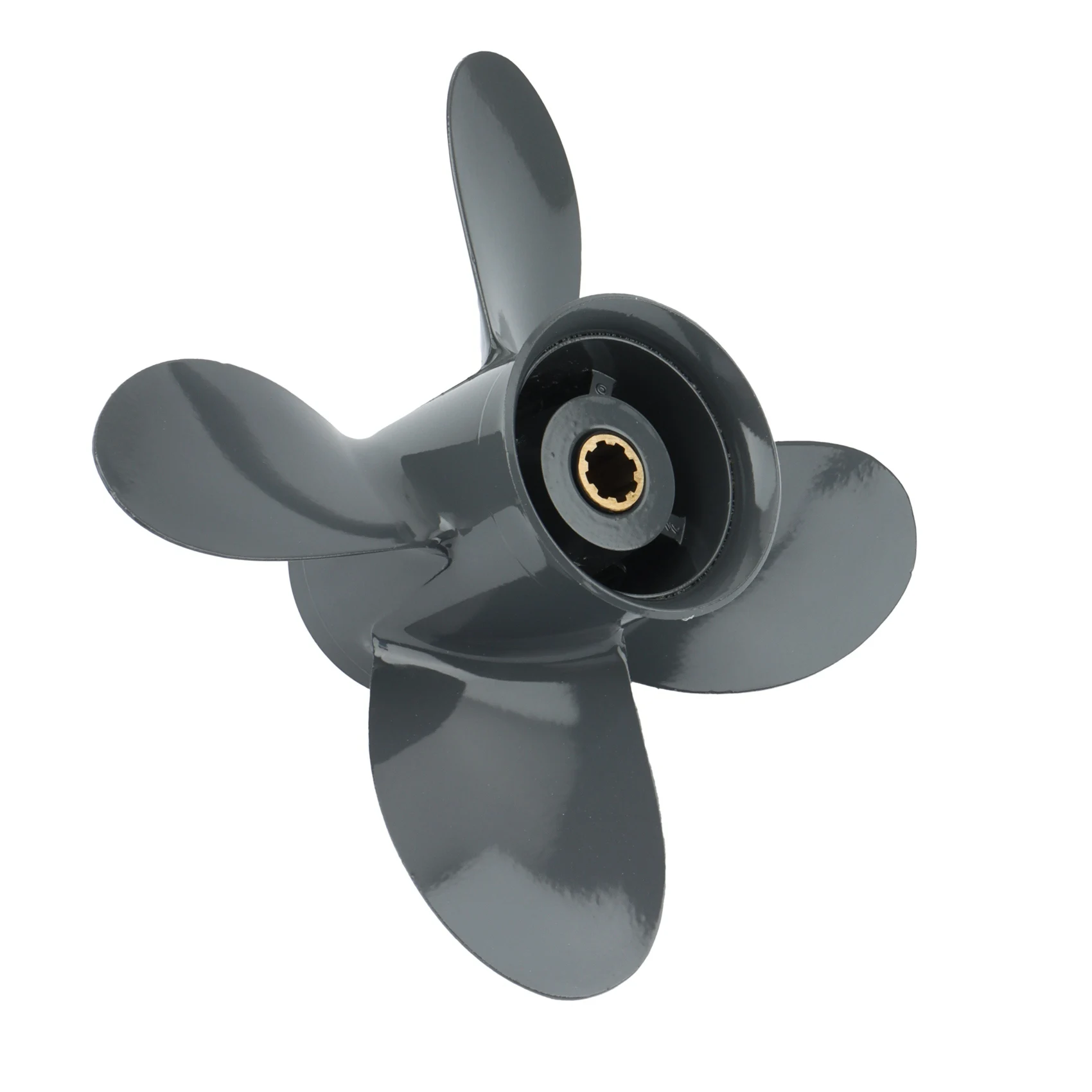 Outboard Propeller for Honda 8Hp 9.9Hp 10Hp 15Hp 9 1/4X10 Boat Motor 4 Blade Aluminum Screw 8 Spline Marine Engine Part