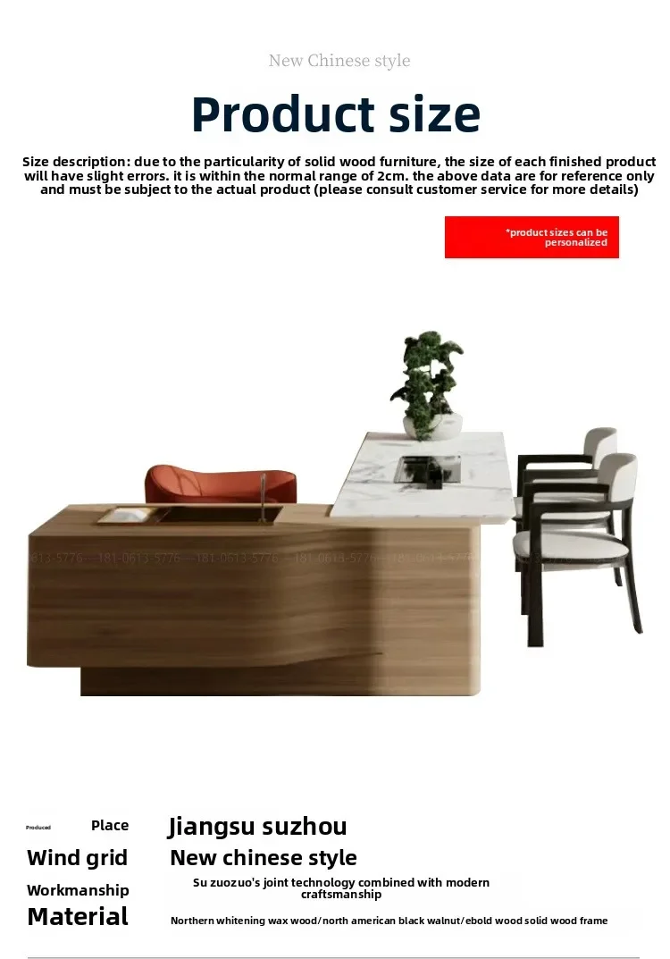 Moderner, leichter, luxuriöser High-End-Teetisch, Esstisch, Koch-Arbeitstisch