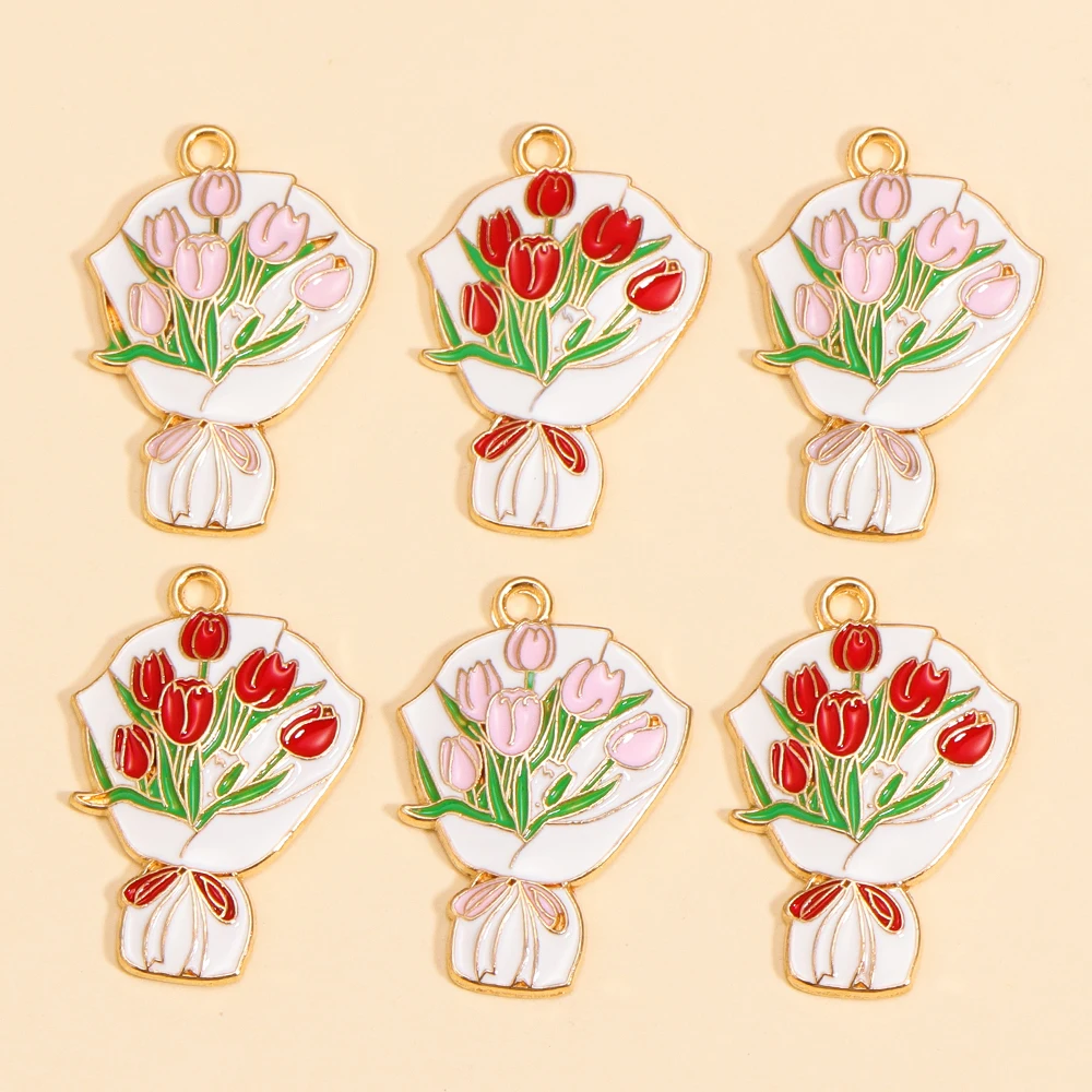 10 Stück Emaille-Blume, Doktor, Abschlusssaison, Hut-Anhänger, baumelnde Ohrringe, Halskette für Studenten, Abschlussfeier, DIY-Schmuck, Geschenke – Detail 3