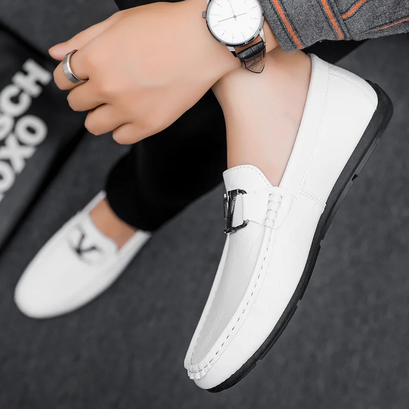 Men Loafers Soft Moccasins High Quality Spring Autumn  Shoes Men Flats Driving Shoes Men\'s Men Low Slip-on zapatos hombre