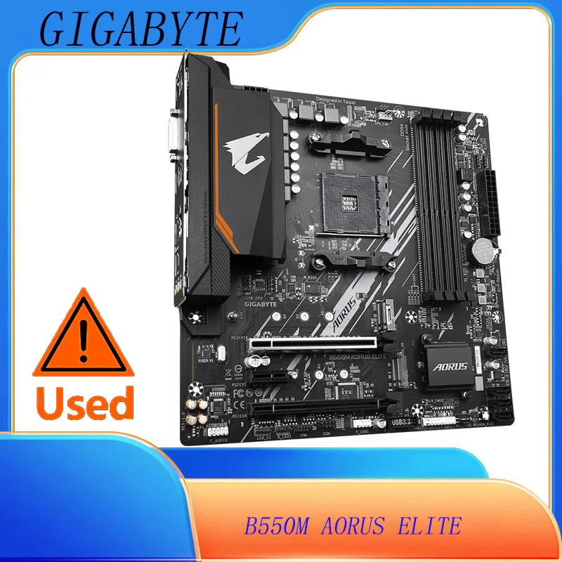 Gigabyte B550M AORUS ELITE mATX Motherboard for AMD AM4 CPUs