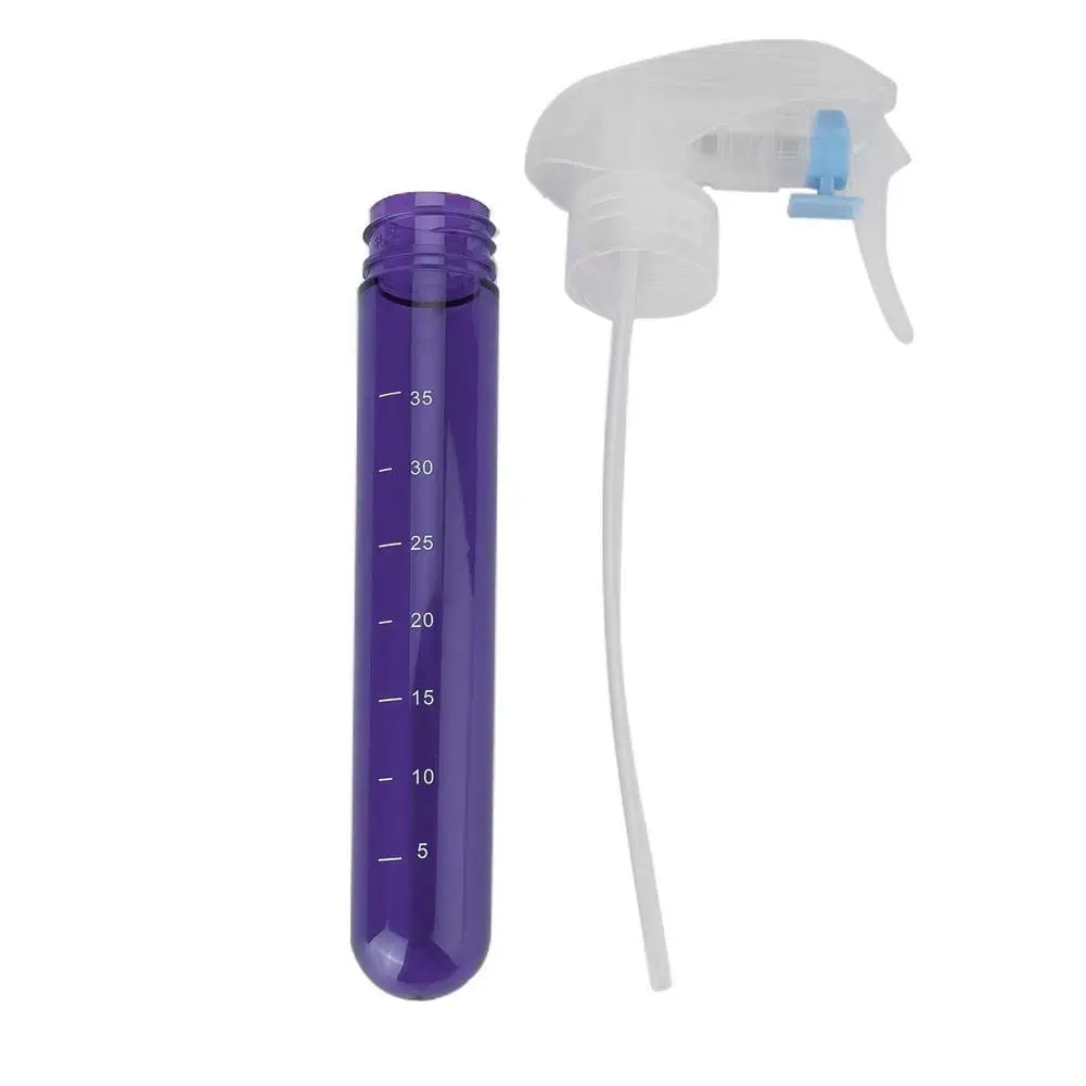 Transparente, farbenfrohe Hochdruck-Sprühflasche, tragbares Mini-Daumen-Design für Schönheitssalon-Werkzeuge – Detail 6