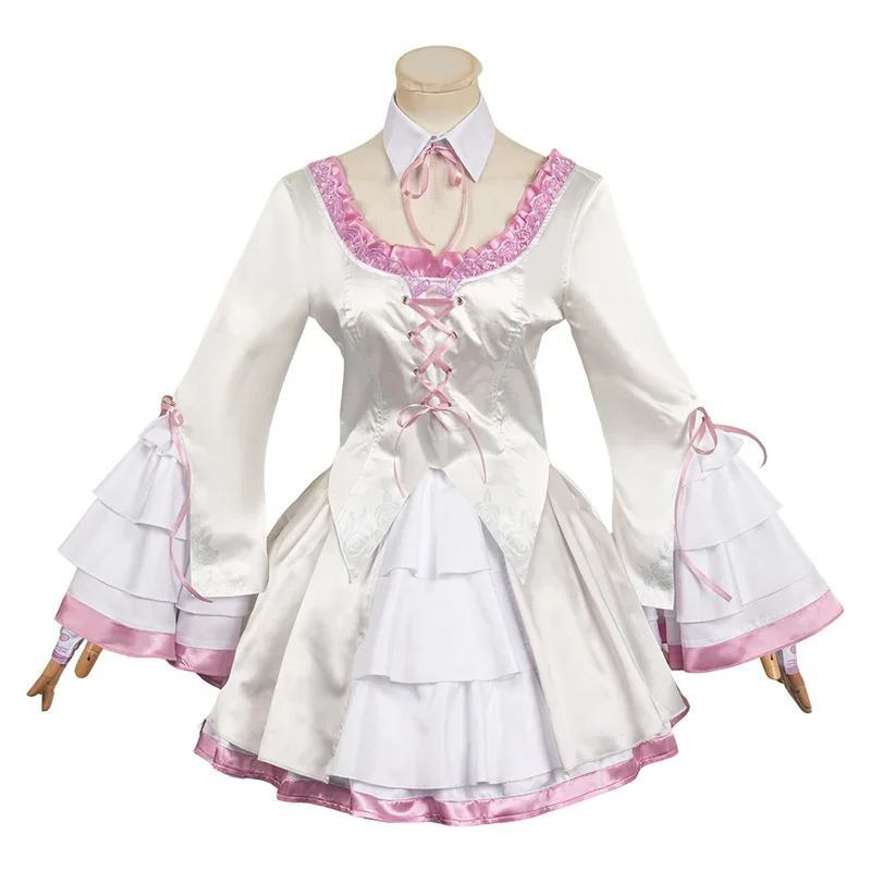 Tekken 8 Lili Cosplay Kostuum Vermomming Voor Volwassen Vrouwen Meisjes Lolita Jurk Fantasia Roleplay Outfits Halloween Carnaval Kleding