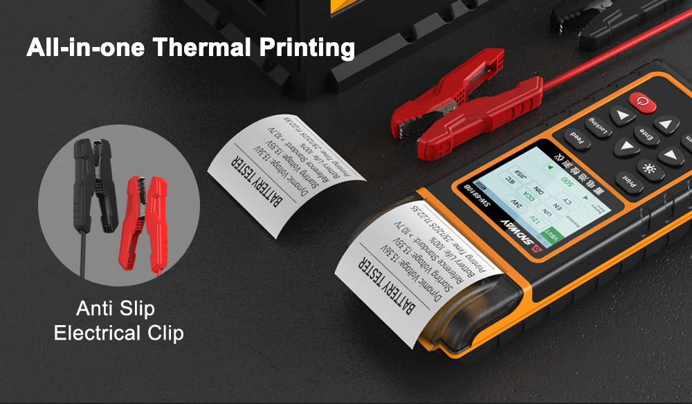 Sndway Lithium Battery Internal Resistance Meter Tester Dry Battery Car Testing 12v/24v Battery Detector SW6910B