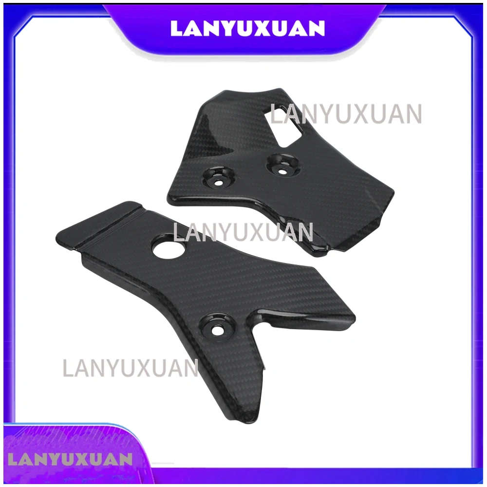 2026 Motorcycle Real Carbon Fiber Frame Guards Protection for CRF250L/M 2012-2017, CRF250RALLY 2017 Dirt Bike, BLACK