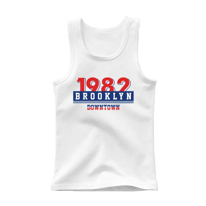 Vintage New York City Letter Print Sport Tank Tops for Boys Vest Sleeveless Sports T-shirt Kids Cotton Singlet