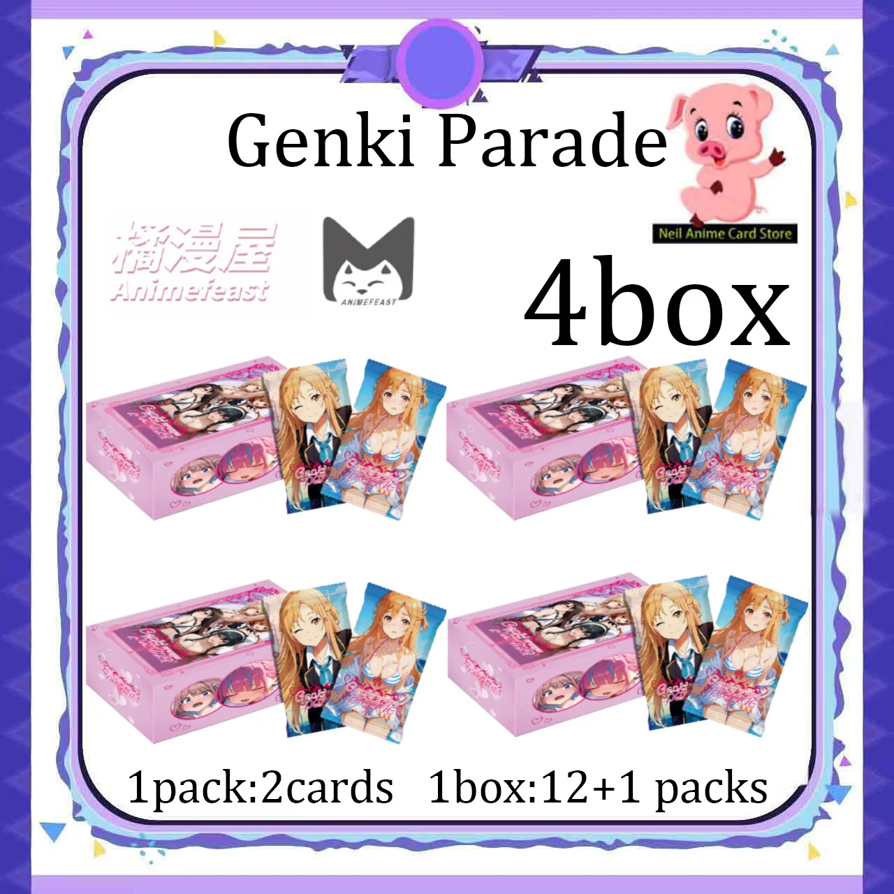 2025, el más nuevo desfile Genki, historia de la diosa, tarjetas de colección Waifu, caja de refuerzo ACG TCG Doujin, juguetes y pasatiempos, regalo