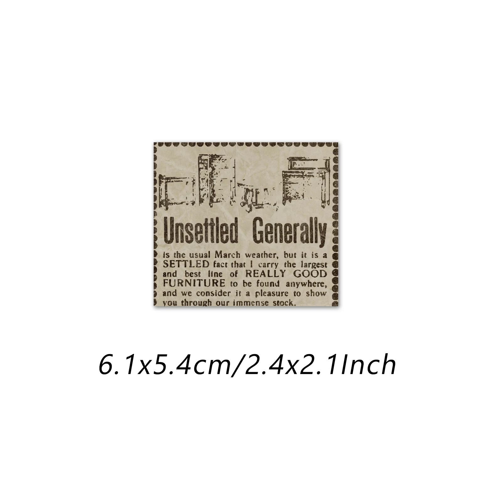50PCS Vintage Newspaper Title Stickers Aesthetic DIY Decoration Scrapbooking Junk Journal Collage DIY Crafts Supplies image 5