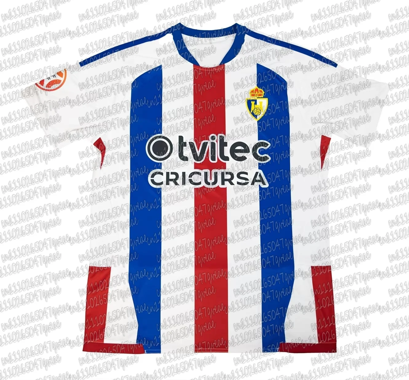 2026 Ponferradina 3D Printed Football Jersey Men's Summer Breathable Quick Drying Short Sleeved  Tees Family Matching Clothing