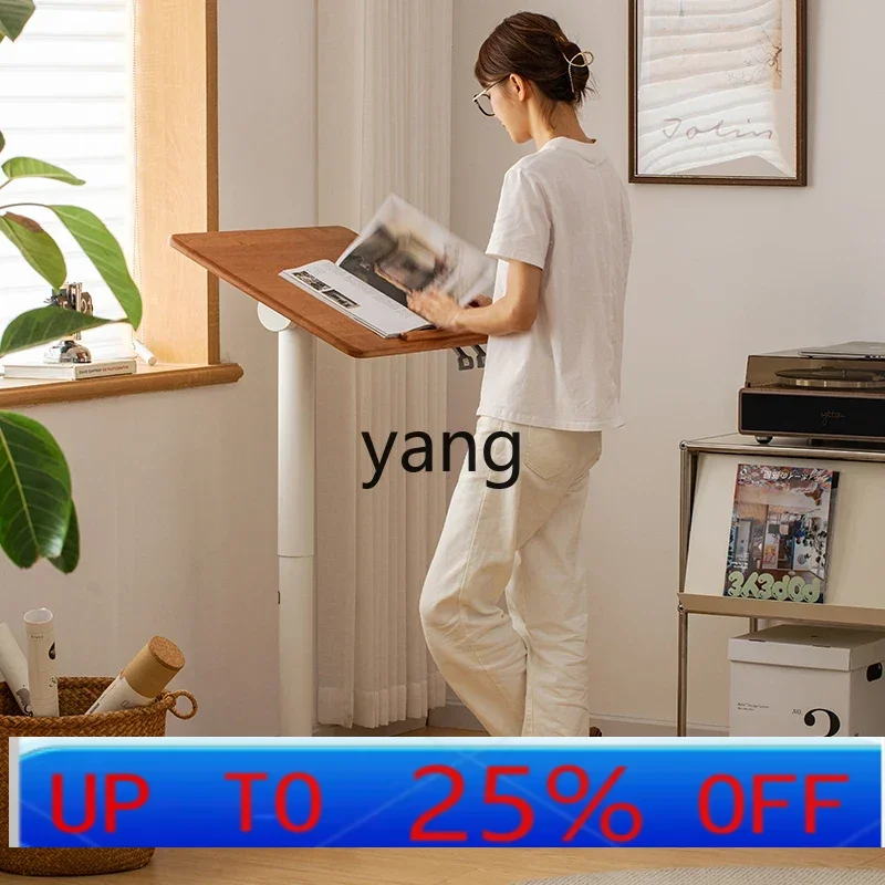 

Передвижной подъемный стол Lcx из массива дерева для прикроватной зоны, офиса, компьютера, спальни, дома