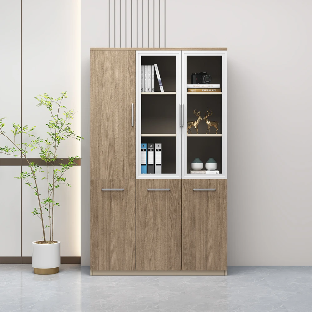 

Luxury Modern 2-Door Flat File Storage Cabinet New Partition Wood File Cabinet for Home Office School Workshop Hotel