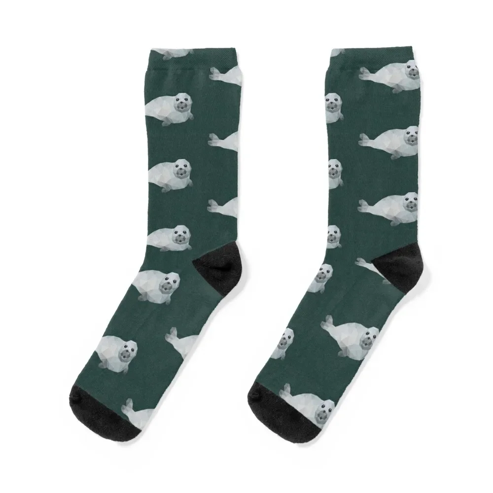 

Little seal Socks Running colored floral Men's Socks Luxury Women's