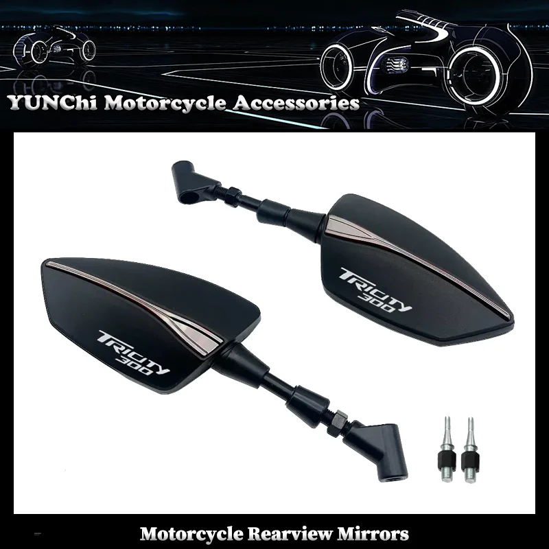 

For YAMAHA TRICITY 300/125 2014-2021 2020 TRICITY300 TRICITY125 Motorcycle Adjustabale Side Rearview Mirrors Universal