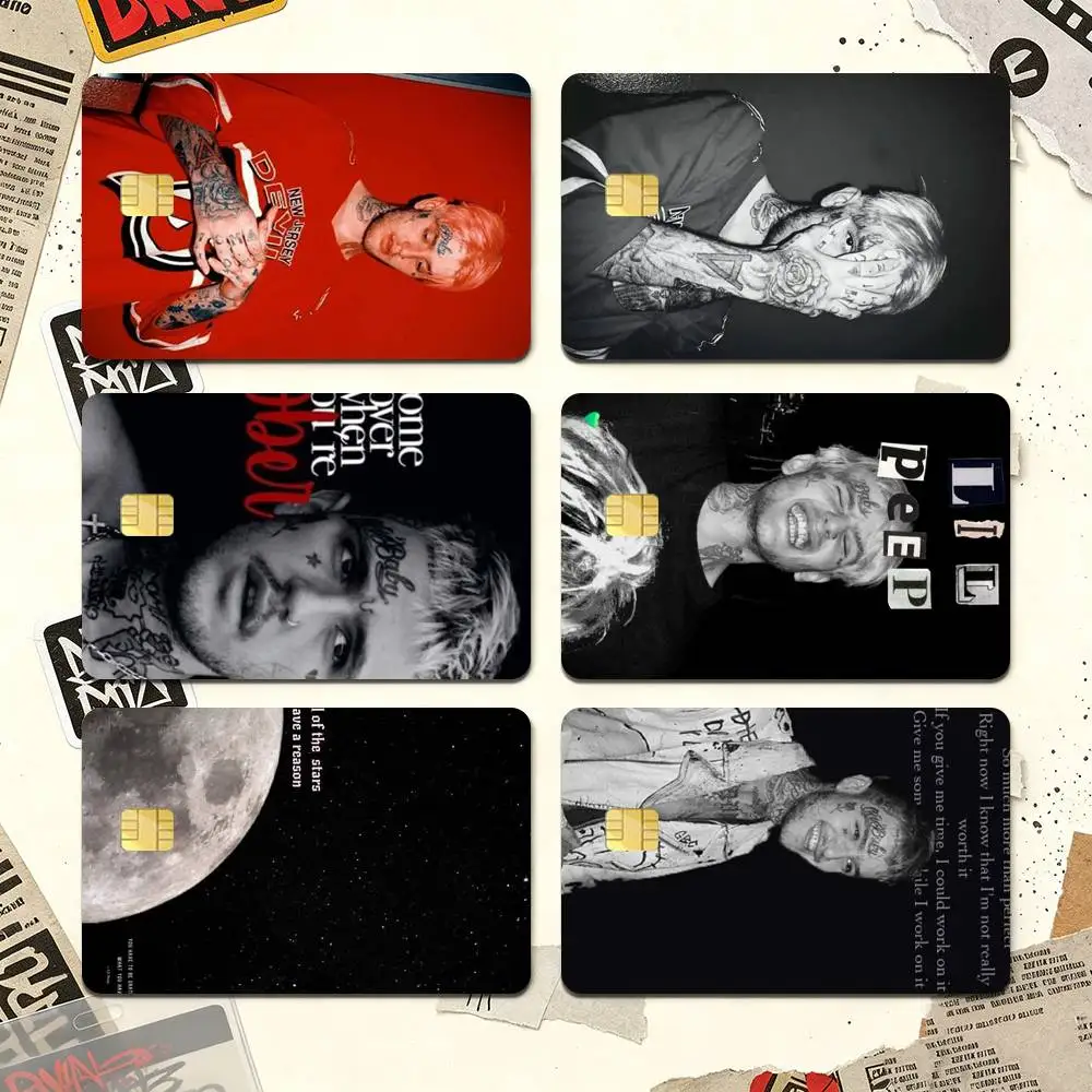 Lil Peep Hellboy Love Rapper Credit Card HD Stickers Easy to replace, change card style anytime as you like