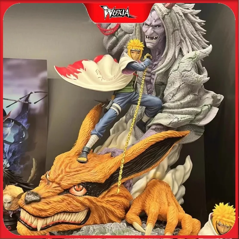 

In Stock 23cm Anime Naruto Figure Namikaze Minato Action Figures Yondaime Hokage GK PVC Model Collection Desk Decor for Gift Toy