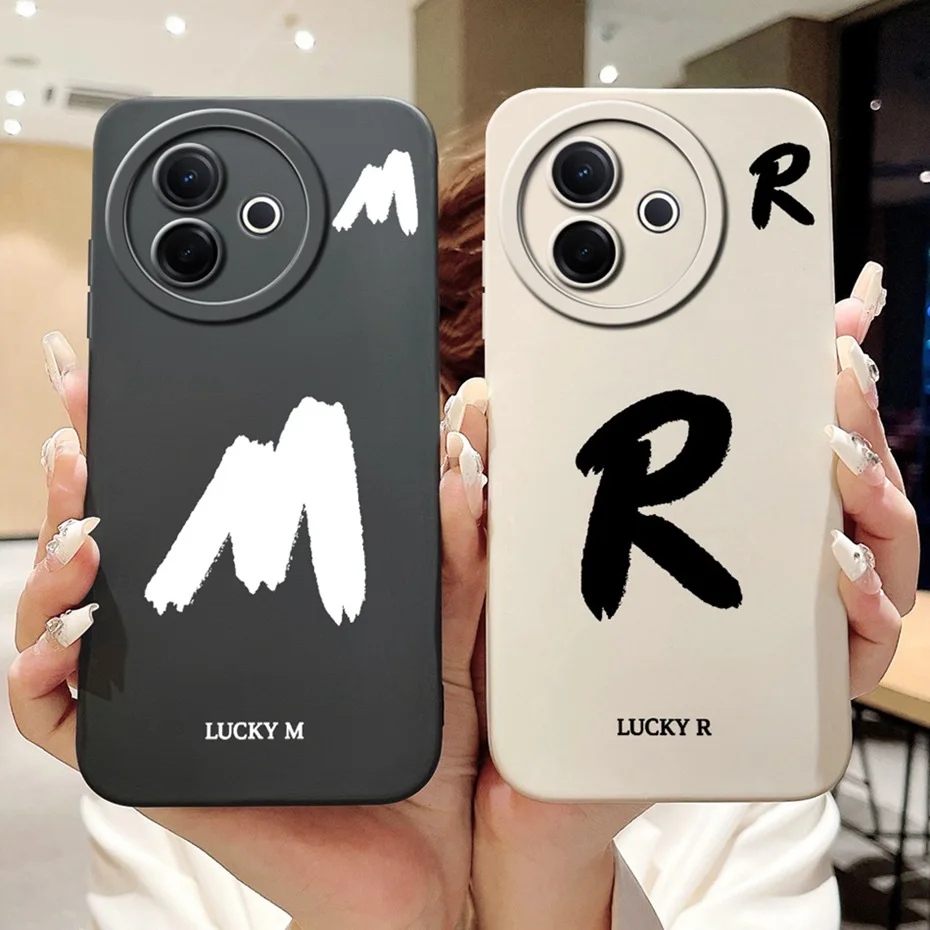 

Новый модный чехол для телефона с надписью для Vivo Y39 Y300i, мягкий силиконовый противоударный чехол для Vivo Y300i Y39 5G V2436 V2444A, чехлы-бамперы